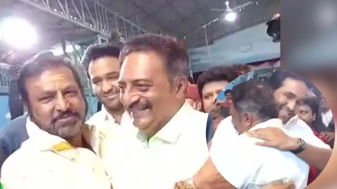 Maa elections: విక్టరీ అనంతరం ప్రకాష్ రాజ్ ని కౌగిలించుకొని ఏడ్చేసిన మంచు విష్ణు