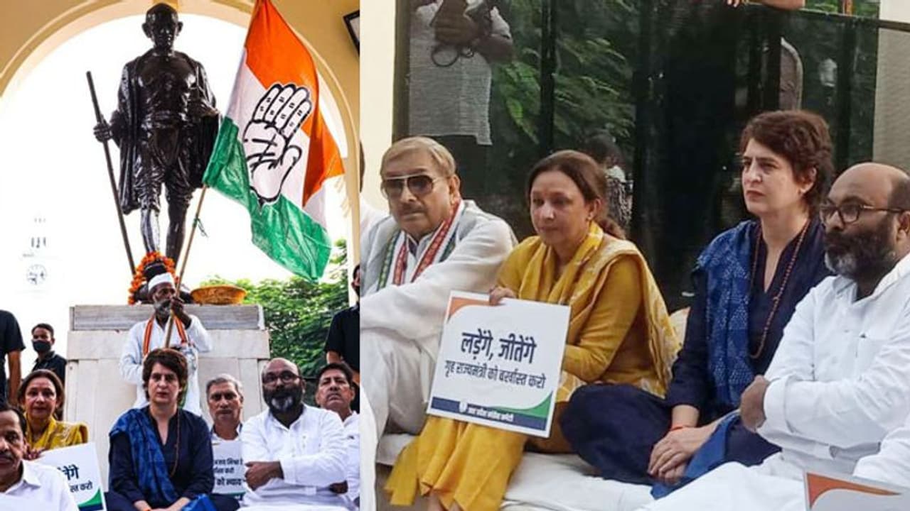 लखीमपुर: केंद्रीय मंत्री अजय की बर्खास्तगी के लिए प्रियंका का मौन व्रत, कहा मोदीजी संरक्षण देना बंद करिए लखीमपुर: केंद्रीय मंत्री अजय की बर्खास्तगी के लिए प्रियंका का मौन व्रत, कहा मोदीजी संरक्षण देना बंद करिए