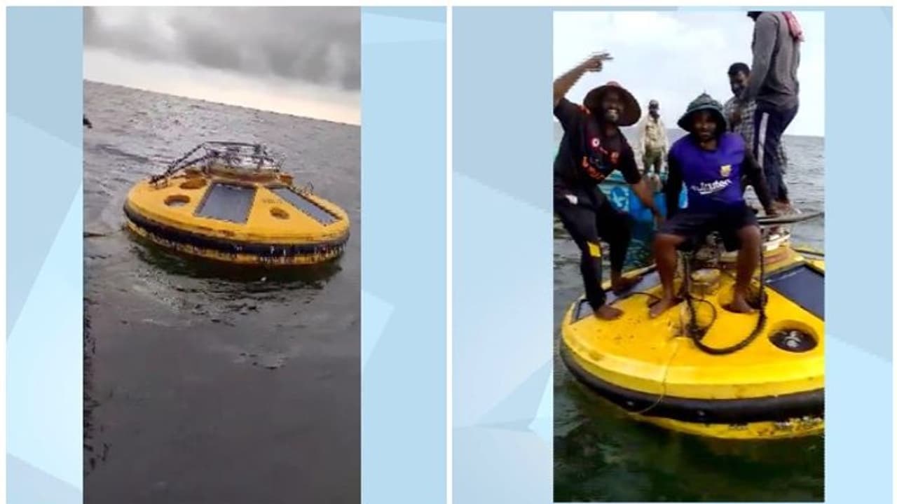 അറബിക്കടലിൽ കാണാതായ കാലാവസ്ഥാ നിരീക്ഷണ യന്ത്രം മഹാരാഷ്ട്ര തീരത്തുനിന്ന് കണ്ടെത്തി