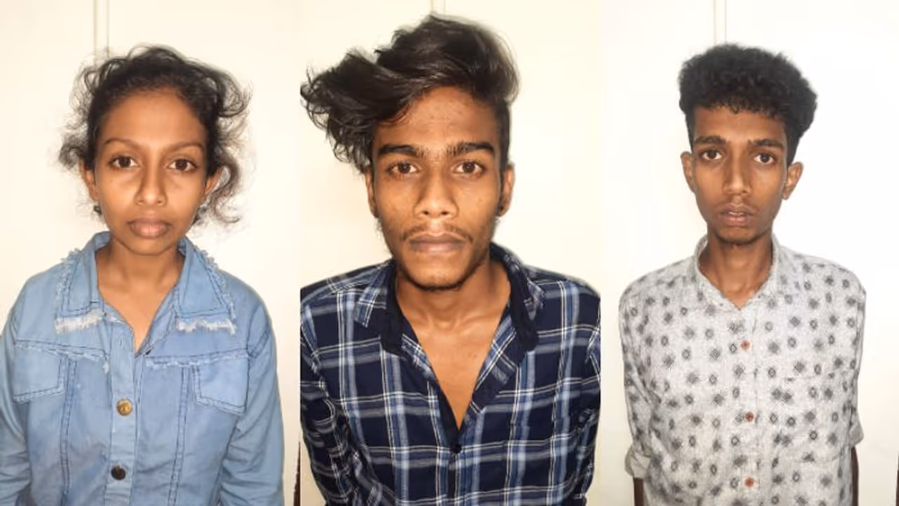 ബൈക്കിൽ കറങ്ങി നടന്ന് മാല മോഷണം; കമിതാക്കൾ ഉൾപ്പെടെ മൂന്ന് പേർ അറസ്റ്റിൽ ബൈക്കിൽ കറങ്ങി നടന്ന് മാല മോഷണം; കമിതാക്കൾ ഉൾപ്പെടെ മൂന്ന് പേർ അറസ്റ്റിൽ
