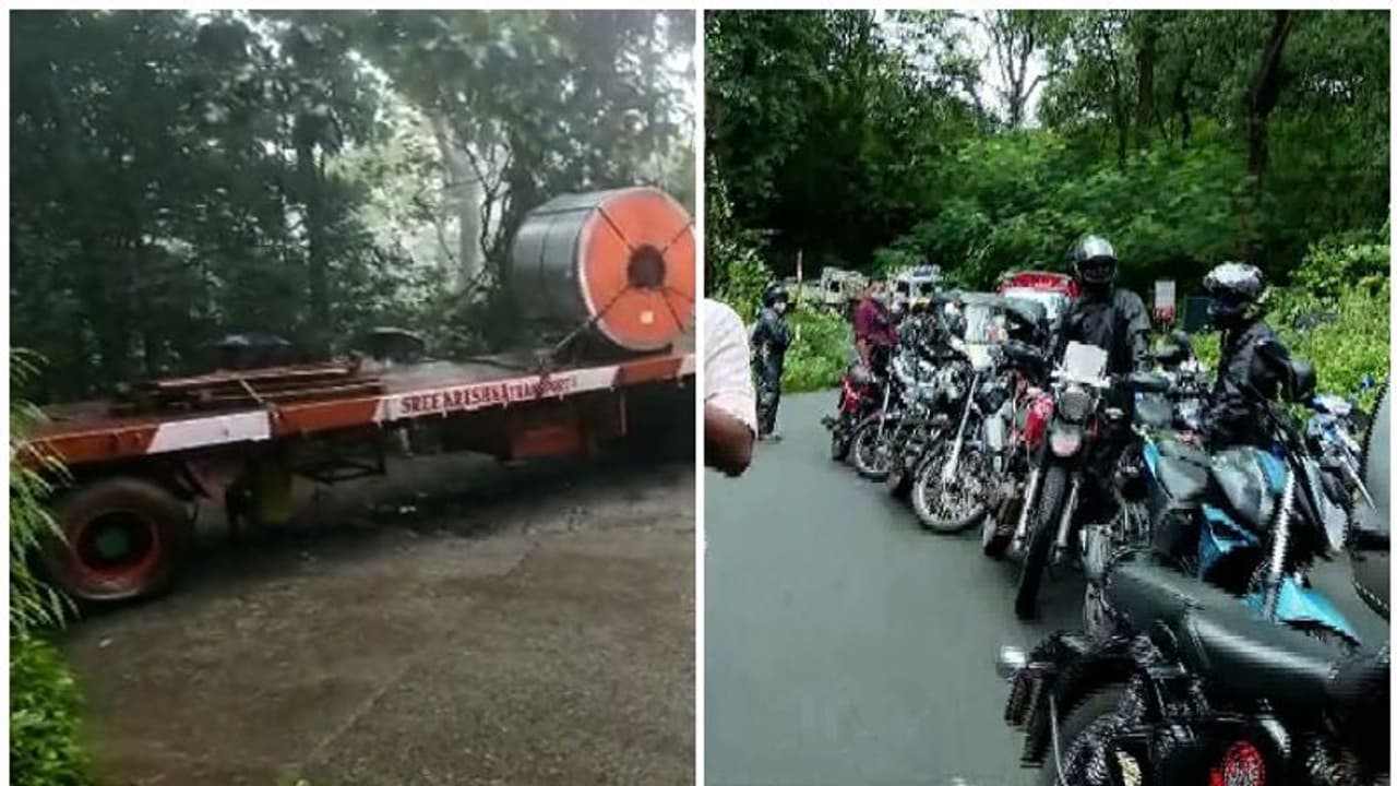 മണ്ണാര്ക്കാട് അട്ടപ്പാടി റൂട്ടില് ഗതാഗതം നിലച്ചു; നൂറുകണക്കിന് വാഹനങ്ങള് കുടുങ്ങി, ലോറികള് നീക്കാന് ശ്രമം മണ്ണാര്ക്കാട് അട്ടപ്പാടി റൂട്ടില് ഗതാഗതം നിലച്ചു; നൂറുകണക്കിന് വാഹനങ്ങള് കുടുങ്ങി, ലോറികള് നീക്കാന് ശ്രമം