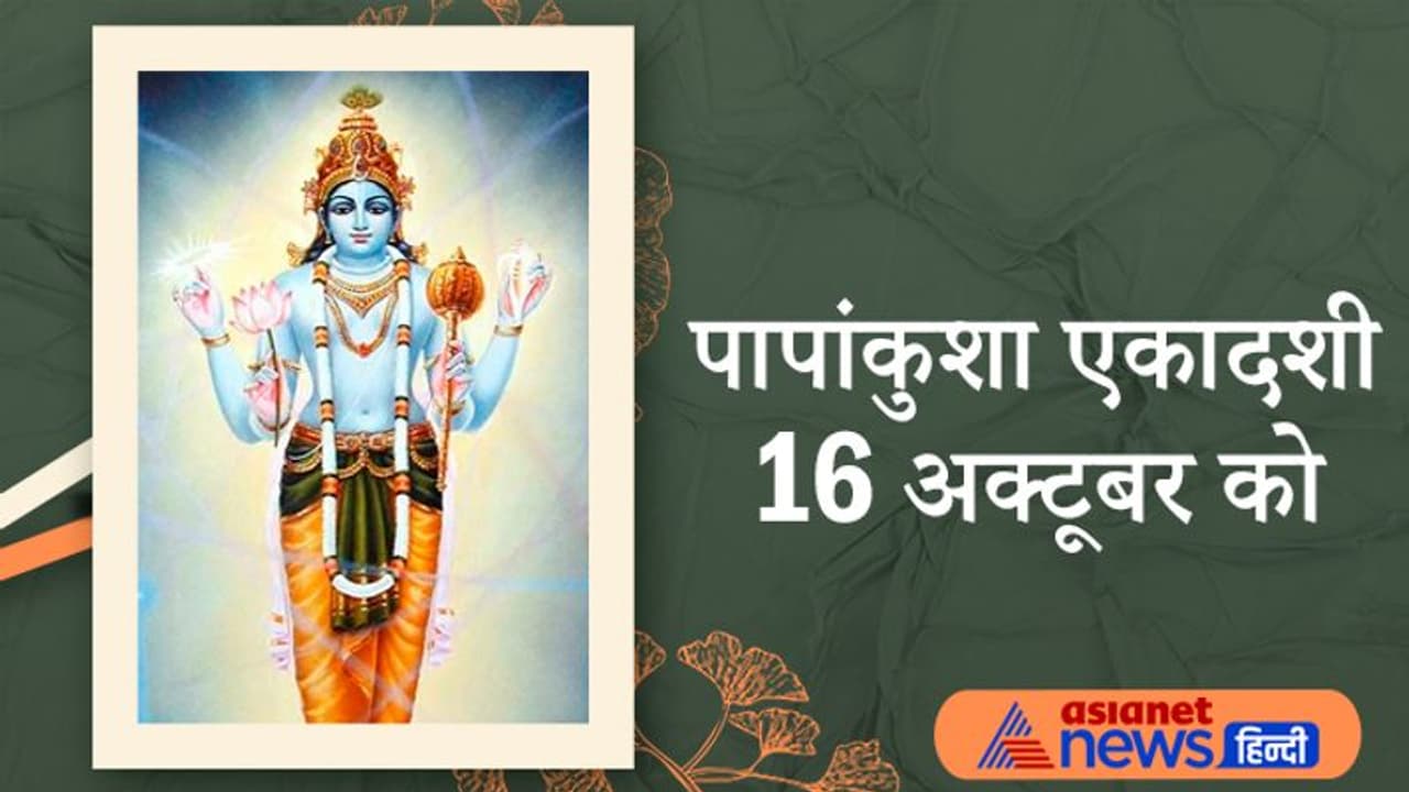 16 अक्टूबर को इस विधि से करें पापांकुशा एकादशी, इस व्रत को करने से होता है पापों का प्रायश्चित 16 अक्टूबर को इस विधि से करें पापांकुशा एकादशी, इस व्रत को करने से होता है पापों का प्रायश्चित