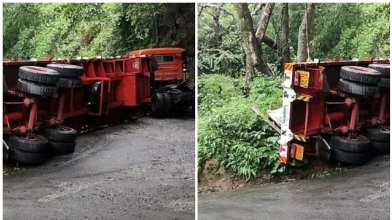 എളുപ്പവഴി ചോദിച്ചു, കൂറ്റന്‍ ട്രക്കുകളെ ഗൂഗിൾ മാപ്പ് ഇവിടെത്തിച്ചു, പിന്നെ സംഭവിച്ചത്..