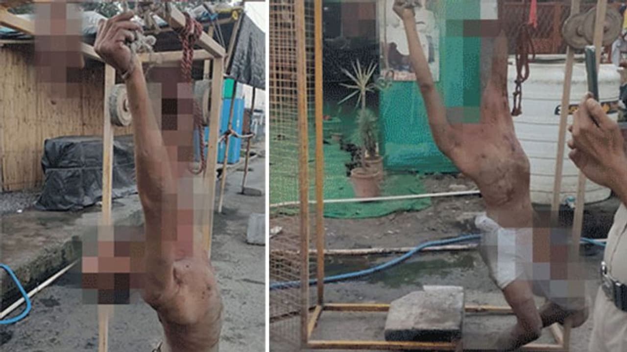 Brutal lynching at Singhu border: Man hacked and tied to police barricade; Nihangs under scanner Brutal lynching at Singhu border: Man hacked and tied to police barricade; Nihangs under scanner