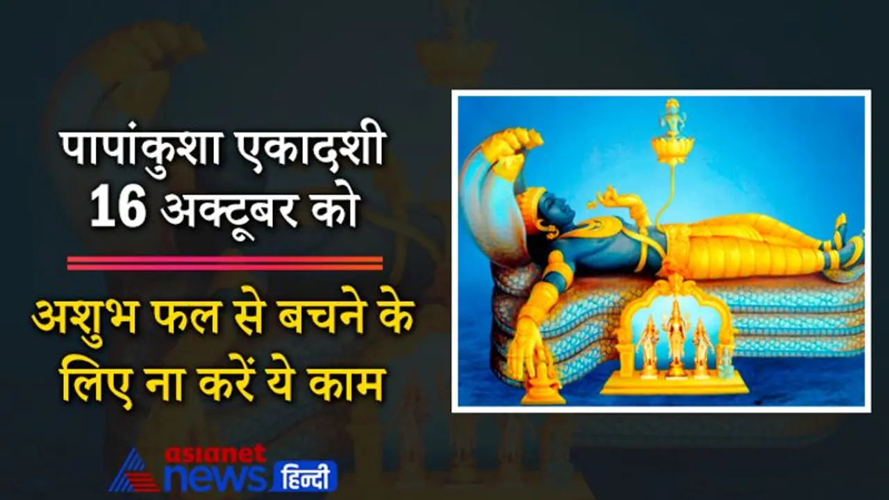 पापांकुशा एकादशी आज: अशुभ फल से बचने के लिए इस दिन कौन से काम नहीं करना चाहिए