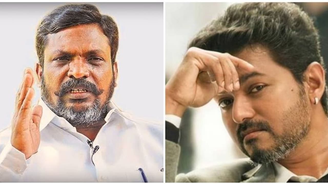 நடிகர்கள் அரசியலுக்கு வருவது தமிழ்நாட்டின் சாபக்கேடு! விஜய் ரசிகர்களை தெறிக்கவிடும் திருமாவளவன்!