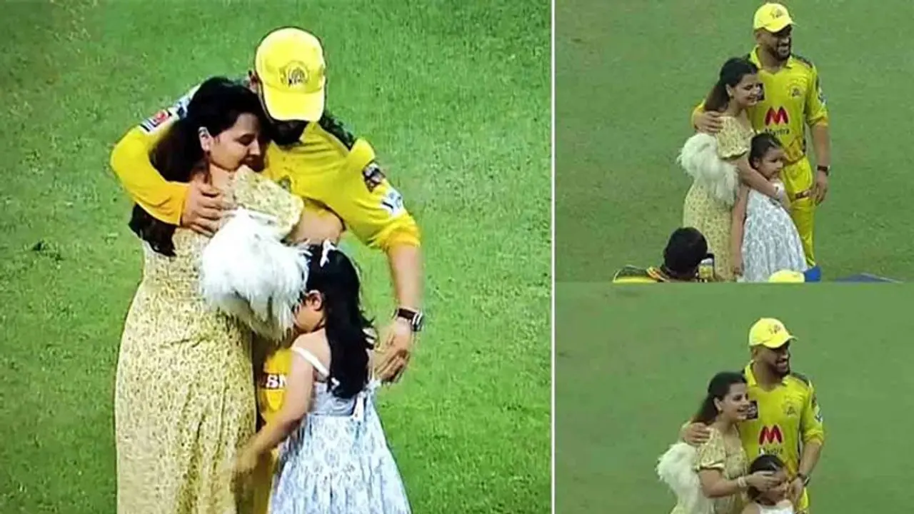 IPL 2021 final: Are MS Dhoni, Sakshi expecting their second child?