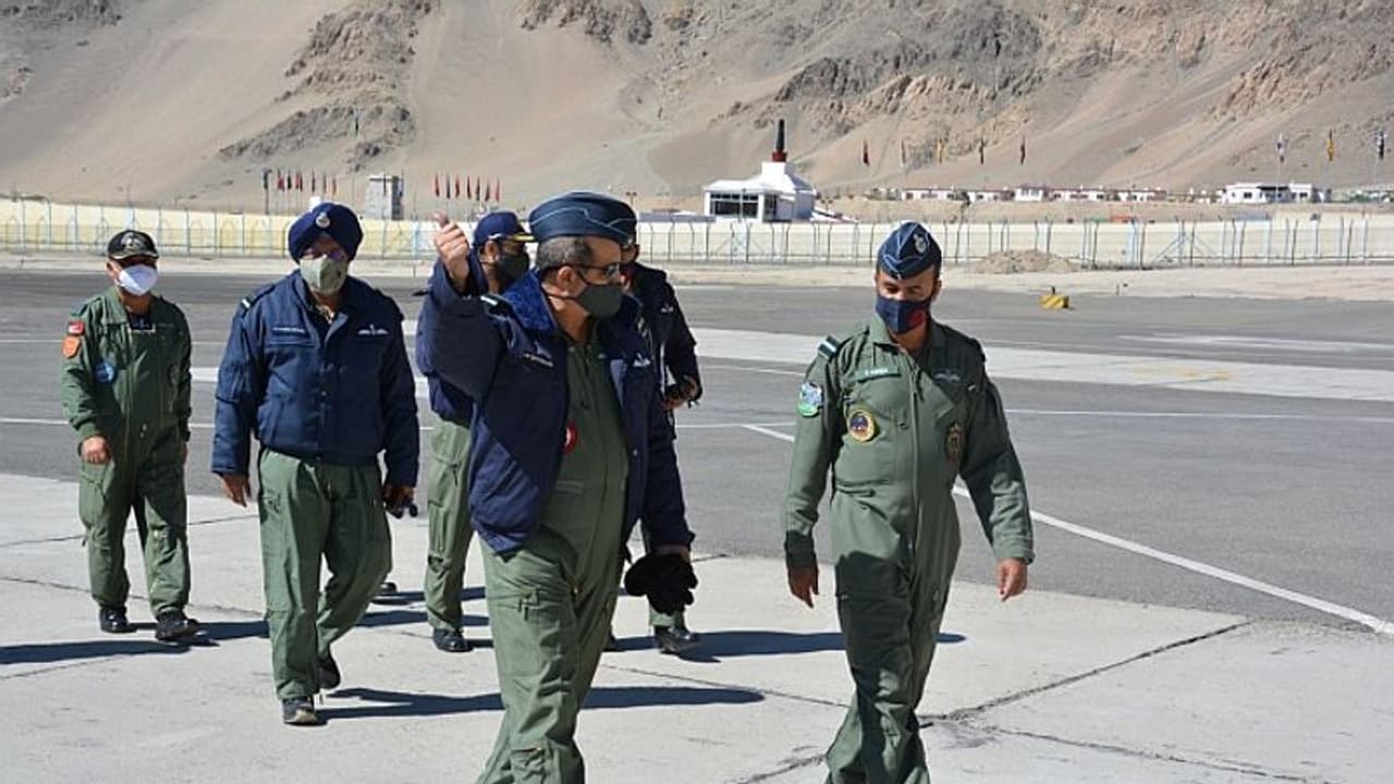 IAF chief briefed on Chinese air threat in Ladakh, reviews readiness