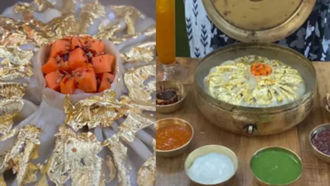 24 കാരറ്റ് സ്വര്‍ണം പൊതിഞ്ഞ് ഭീമന്‍ മോമോ; വിമര്‍ശനവുമായി സോഷ്യൽ മീഡിയ