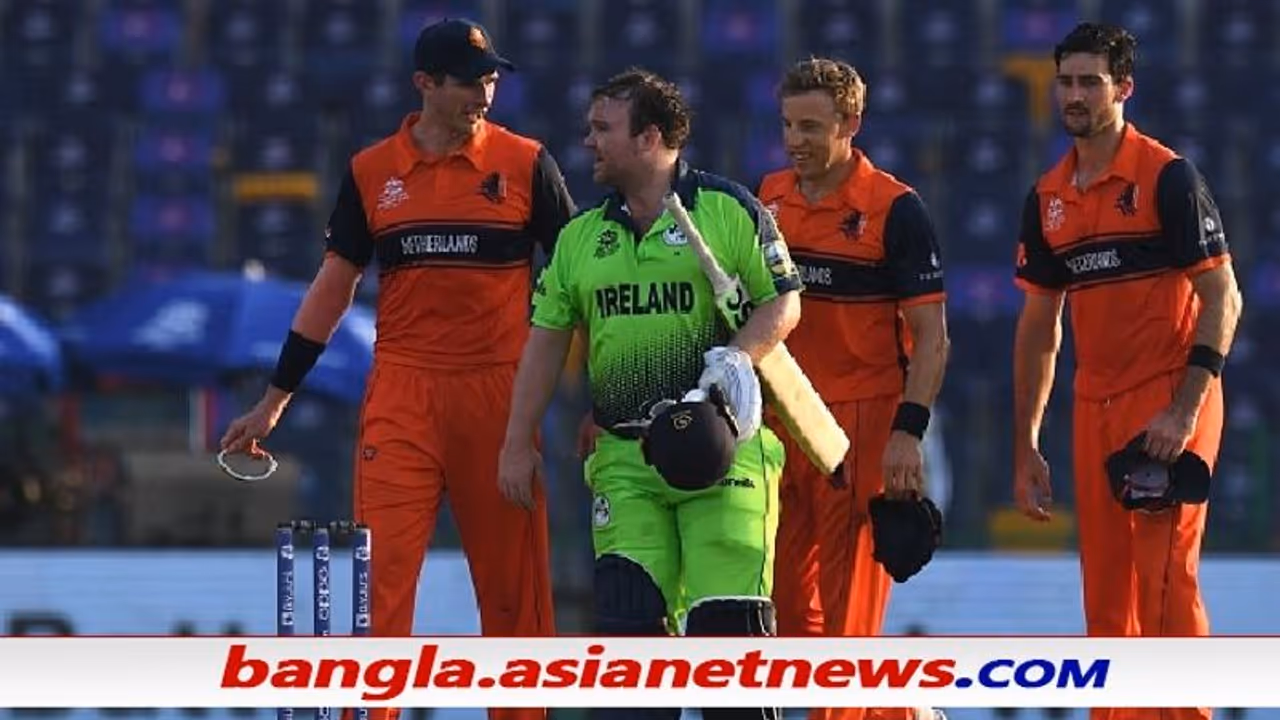 T20 World Cup 2021 ক্যাম্পারের রেকর্ড গড়া বোলিং, ৭ উইকেটে ডাচদের উড়িয়ে দিল আইরিশরা T20 World Cup 2021 ক্যাম্পারের রেকর্ড গড়া বোলিং, ৭ উইকেটে ডাচদের উড়িয়ে দিল আইরিশরা