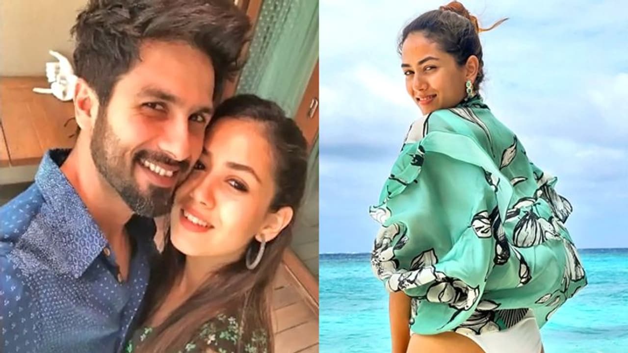 [PHOTOS] Shahid Kapoor and wife Mira Rajut's Maldives vacation will give you couple goals