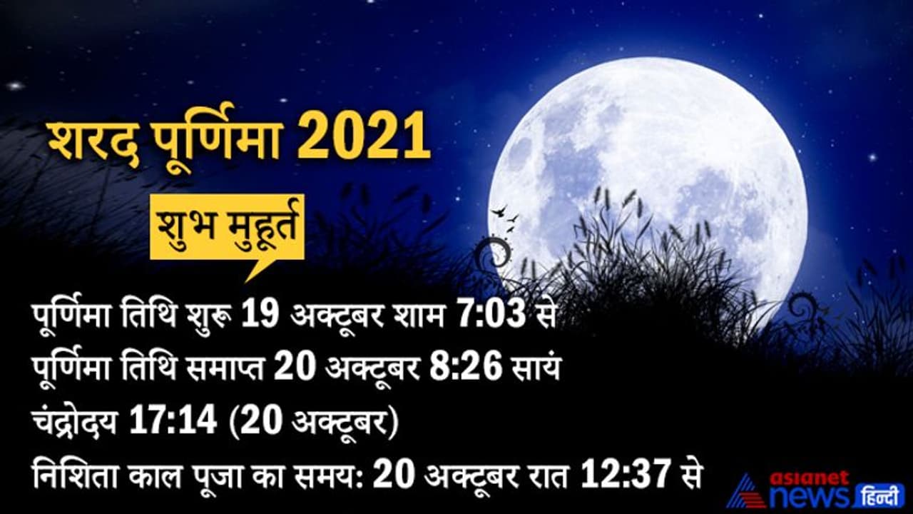 आज शरद पूर्णिमा पर इस सरल विधि से करें पूजन, ये है कथा और शुभ मुहूर्त आज शरद पूर्णिमा पर इस सरल विधि से करें पूजन, ये है कथा और शुभ मुहूर्त
