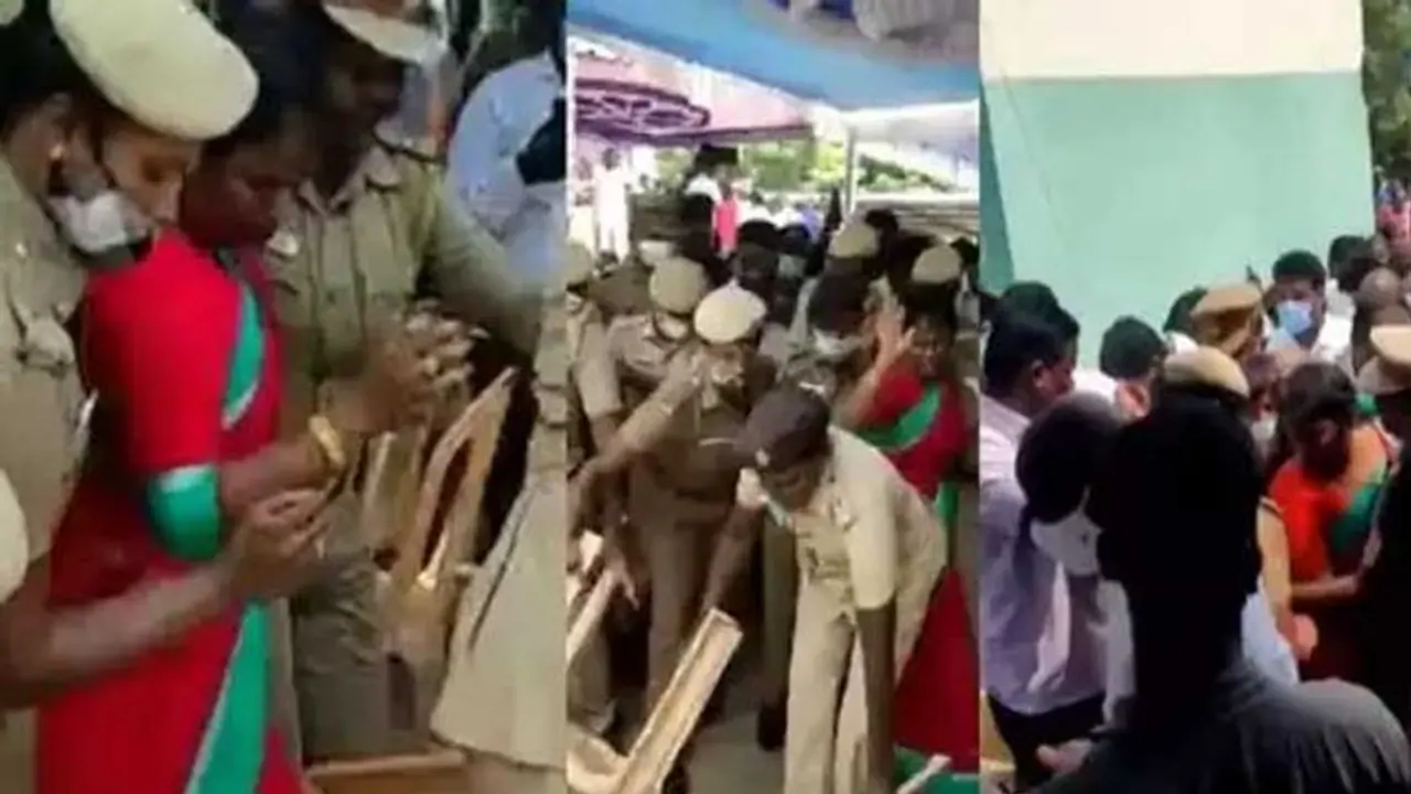 வார்டு உறுப்பினரான பிரபல ரவுடியின் மனைவி.. பதவியேற்பு விழாவிலேயே கஞ்சா வழக்கில் அதிரடி கைது..!