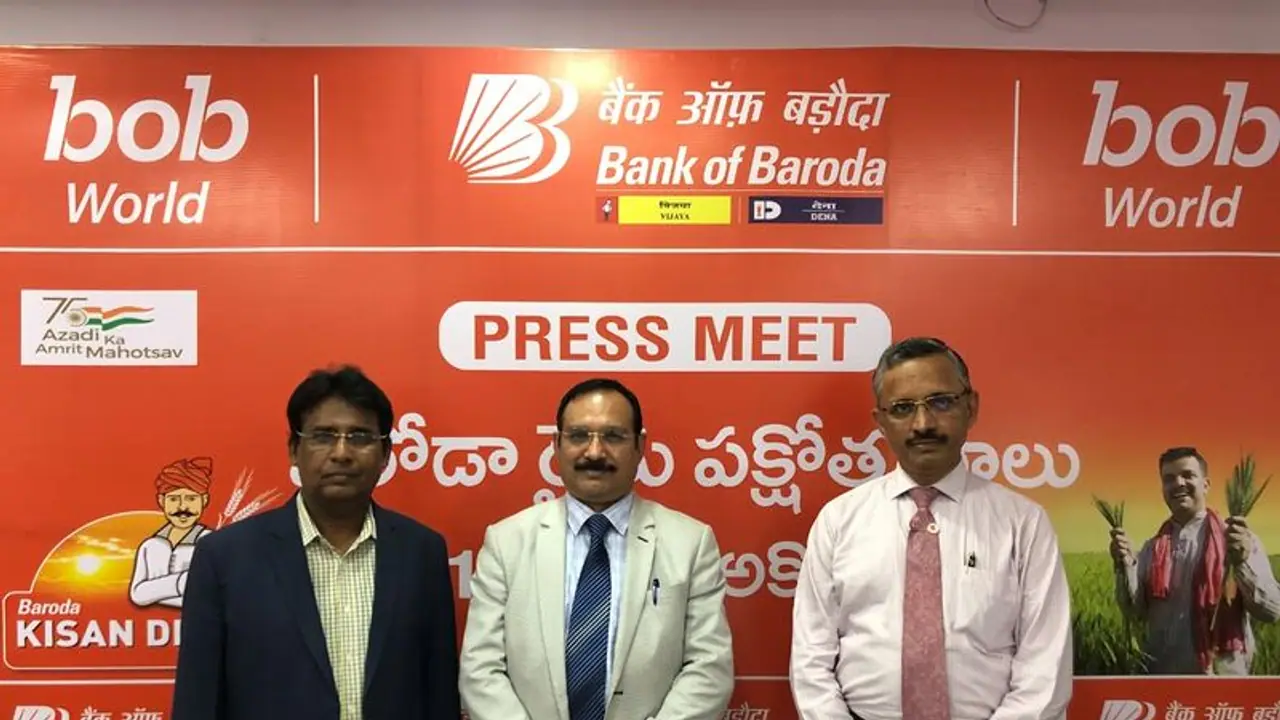 గ్రామీణ ప్రాంతాల ఆర్థిక అభ్యున్నతి లక్ష్యంగా ‘బరోడా కిసాన్ పక్వాడా’4వ ఎడిషన్ ప్రారంభించిన బరోడా బ్యాంక్ గ్రామీణ ప్రాంతాల ఆర్థిక అభ్యున్నతి లక్ష్యంగా ‘బరోడా కిసాన్ పక్వాడా’4వ ఎడిషన్ ప్రారంభించిన బరోడా బ్యాంక్