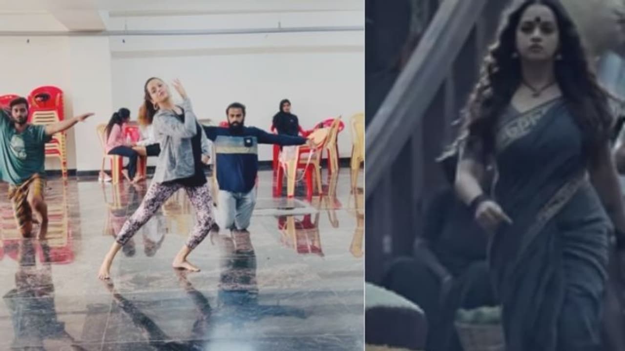 ഭജ്രംഗി 2 റിലീസിന്, ഡാൻസ് റിഹേഴ്‍സല്‍ ചെയ്യുന്ന ഭാവന വീഡിയോ