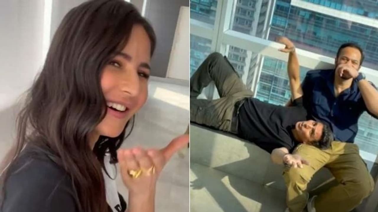 WATCH: Katrina Kaif shares funny video of Akshay Kumar, Rohit Shetty during Sooryavanshi promotions