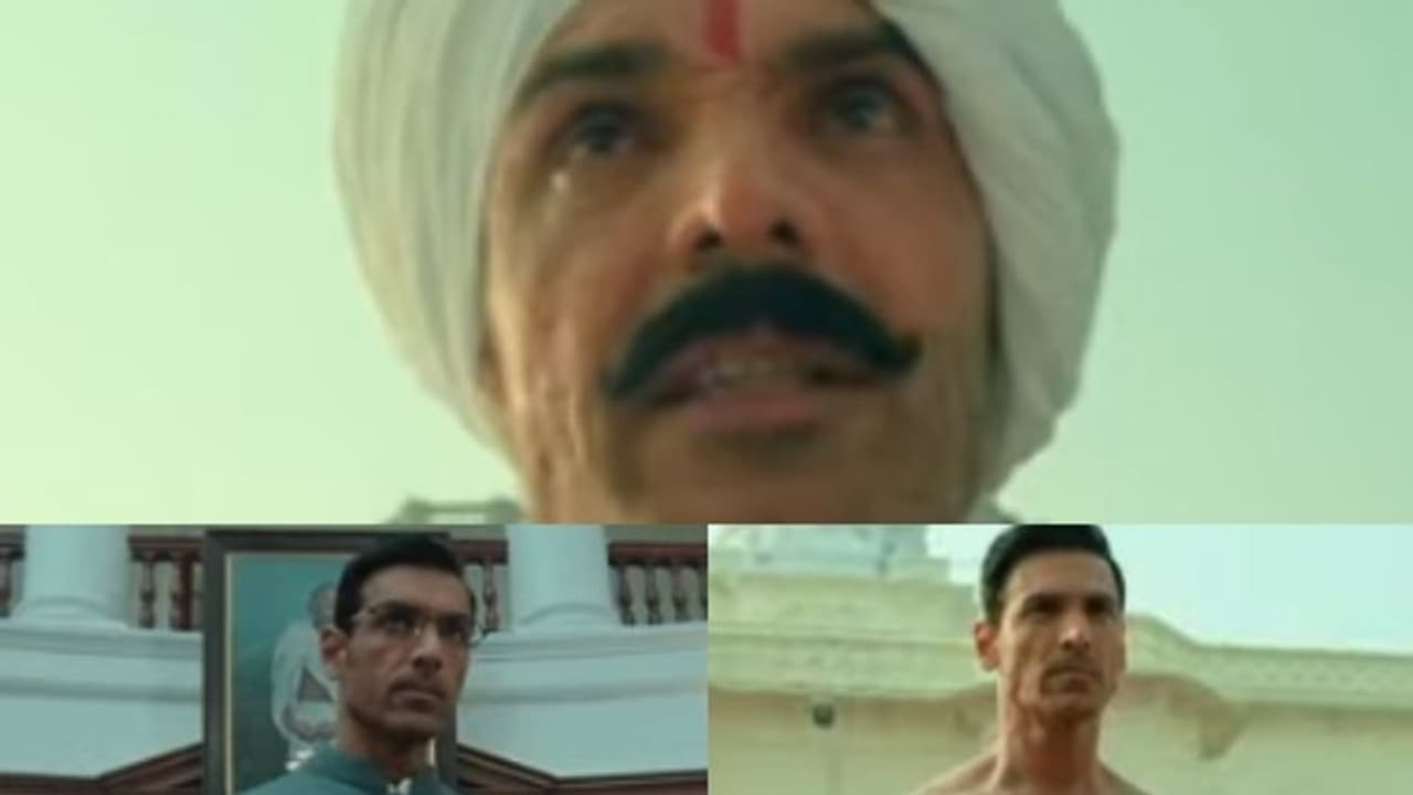 പൊലീസുകാരൻ, രാഷ്ട്രീയക്കാരൻ, കര്ഷകൻ, ജോണ് എബ്രഹാം ട്രിപ്പിള് റോളില് ട്രെയിലര് പൊലീസുകാരൻ, രാഷ്ട്രീയക്കാരൻ, കര്ഷകൻ, ജോണ് എബ്രഹാം ട്രിപ്പിള് റോളില് ട്രെയിലര്