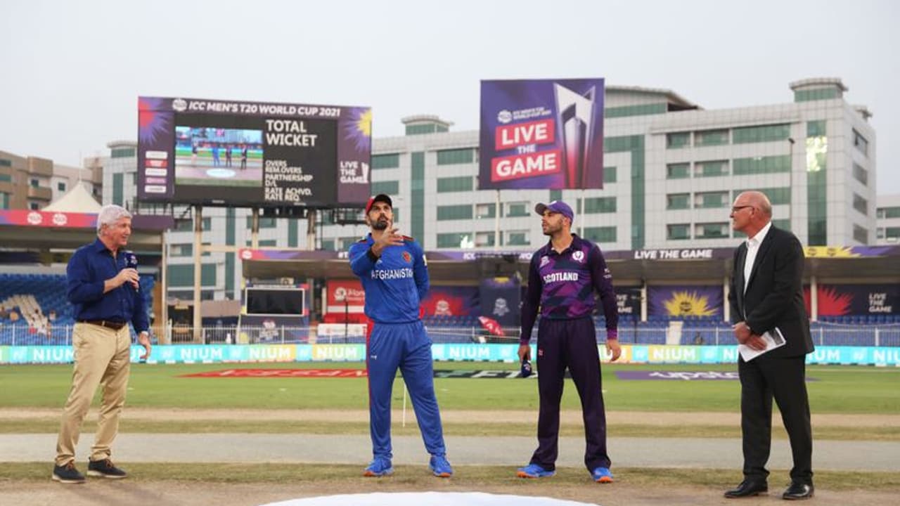 ടി20 ലോകകപ്പ്: സ്കോട്ലന്ഡിനെതിരെ അഫ്ഗാന് ടോസ് ടി20 ലോകകപ്പ്: സ്കോട്ലന്ഡിനെതിരെ അഫ്ഗാന് ടോസ്