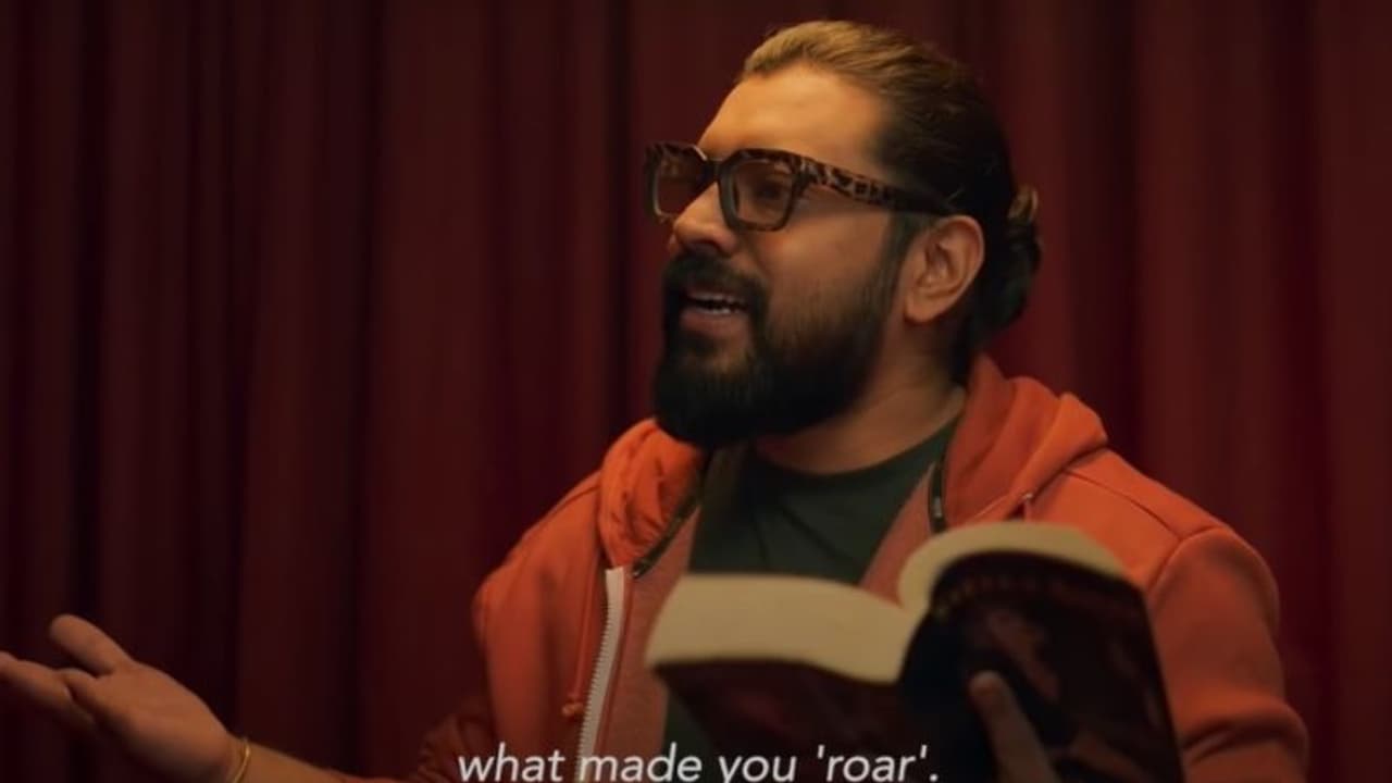 അഭിനയം പഠിപ്പിക്കുന്ന നിവിന്‍ പോളി; 'കനകം കാമിനി കലഹം' സ്‍നീക്ക് പീക്ക്