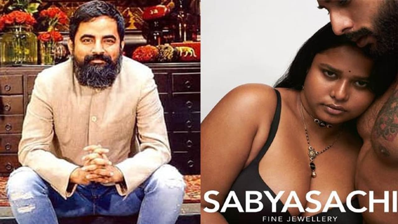 Sabyasachi Mukherjee মঙ্গলসূত্রের অ্যাড নাকি 'Lingerie'শ্যুট , সাহসী ছবি দিতেই চরম ট্রোলড ডিজাইনার সব্যসাচী Sabyasachi Mukherjee মঙ্গলসূত্রের অ্যাড নাকি 'Lingerie'শ্যুট , সাহসী ছবি দিতেই চরম ট্রোলড ডিজাইনার সব্যসাচী