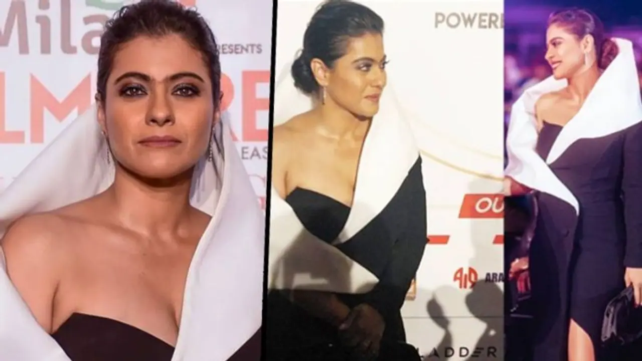 Kajol gets trolled; netizens call her thigh high slit gown 'Halloween costume', 'fashion disaster' and more Kajol gets trolled; netizens call her thigh high slit gown 'Halloween costume', 'fashion disaster' and more