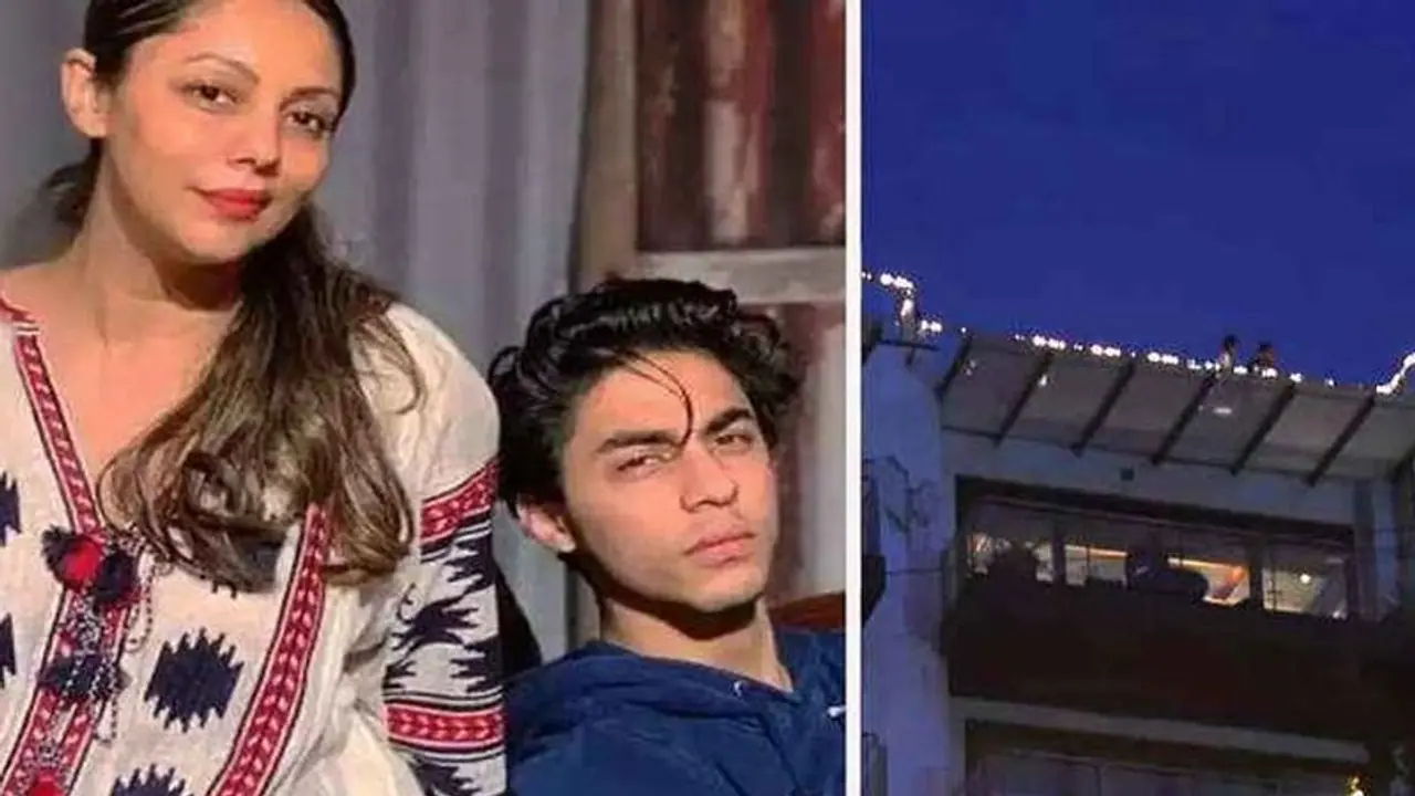Shah Rukh Khan, Gauri Khan's Mannat gets decked up with lights; 'Prince Khan' is coming back Shah Rukh Khan, Gauri Khan's Mannat gets decked up with lights; 'Prince Khan' is coming back