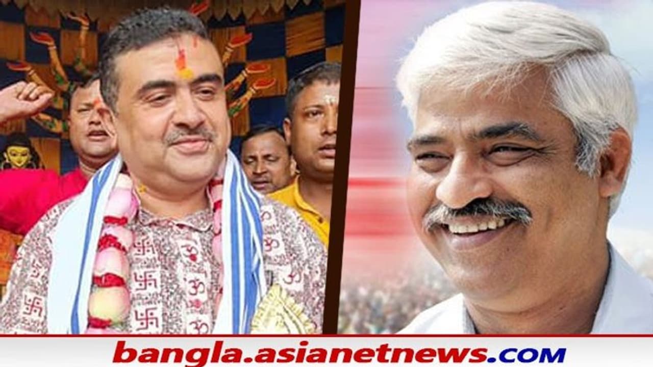 West Bengal Politics শুভেন্দুর ঘরে সুজন চক্রবর্তী ধরা পড়ল আর এক রাজনৈতিক সৌজন্যের ছবি West Bengal Politics শুভেন্দুর ঘরে সুজন চক্রবর্তী ধরা পড়ল আর এক রাজনৈতিক সৌজন্যের ছবি
