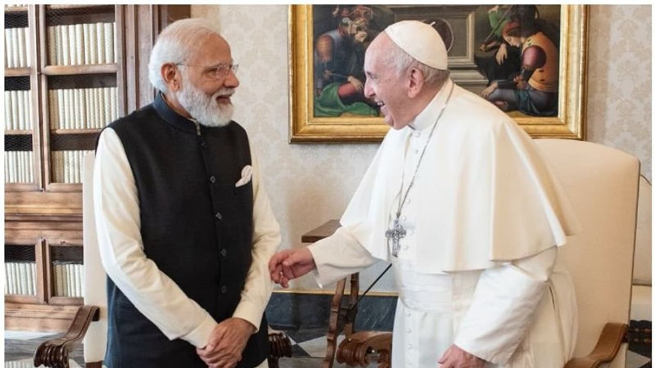 മാർപാപ്പ ഇന്ത്യയിലെത്തുക അടുത്ത വർഷം അവസാനത്തോടെ മാത്രം: കേരളത്തിലേക്ക് വരാൻ സാധ്യതയേറെ? മാർപാപ്പ ഇന്ത്യയിലെത്തുക അടുത്ത വർഷം അവസാനത്തോടെ മാത്രം: കേരളത്തിലേക്ക് വരാൻ സാധ്യതയേറെ?