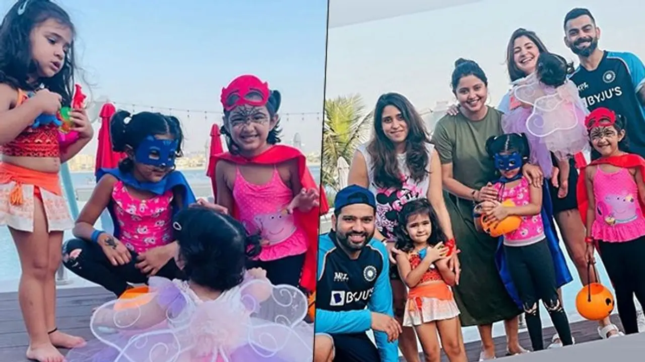 Virat Kohli, Anushka Sharma celebrate Halloween with the cricket team, see pictures and videos here Virat Kohli, Anushka Sharma celebrate Halloween with the cricket team, see pictures and videos here