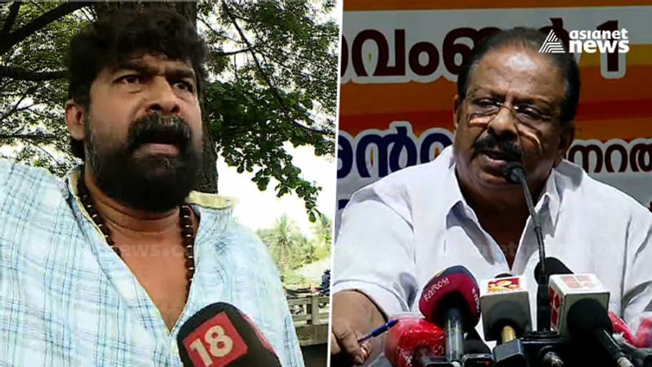 നടൻ ഗുണ്ടയെ പോലെ പെരുമാറി, നടപടിയുണ്ടായില്ലെങ്കിൽ വ്യാപക പ്രതിഷേധം ; ജോജുവിനെതിരെ സുധാകരൻ