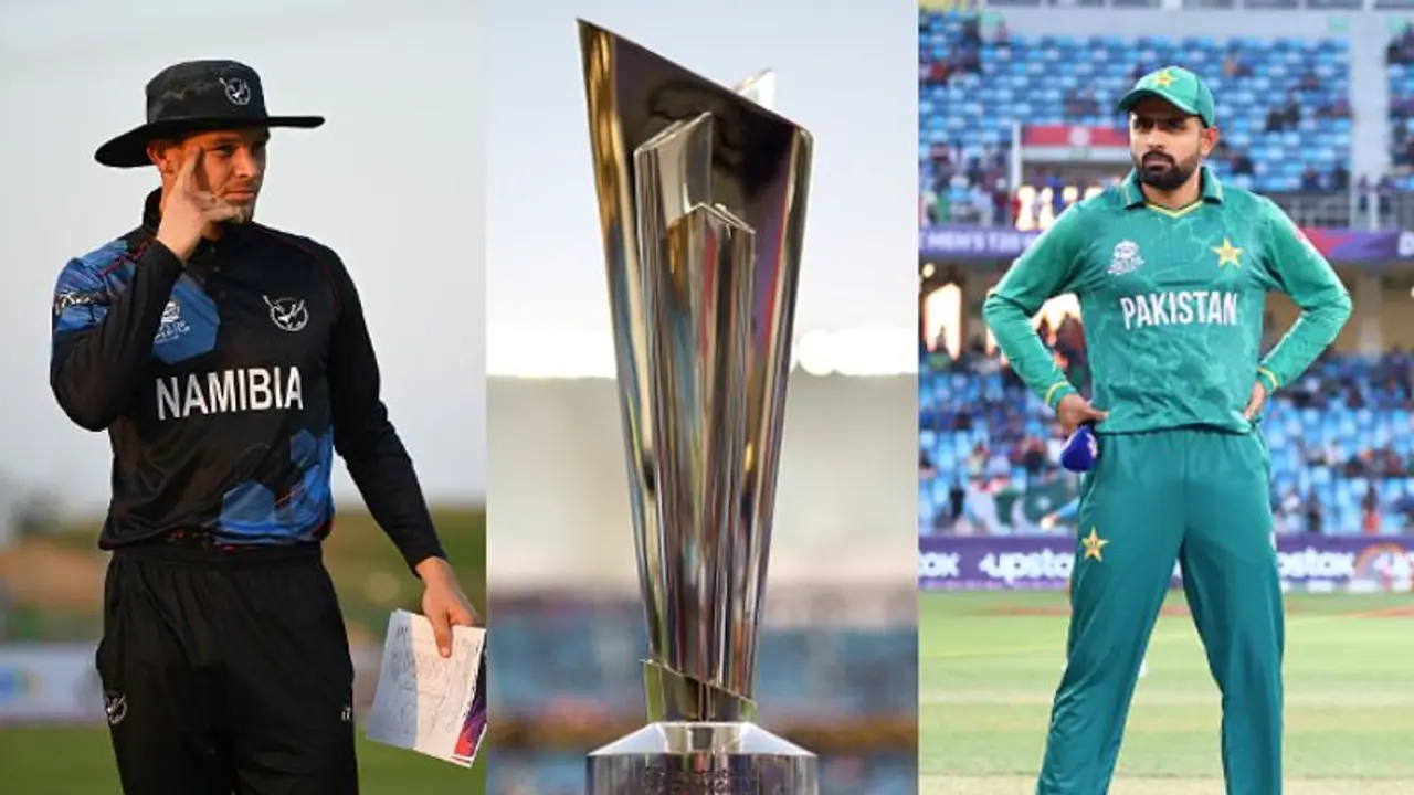 T20 WC 2021, PAK vs NAM অপ্রতিরোধ্য পাকিস্তান, 'জায়ান্ট কিলার' কী হতে পারবে নামিবিয়া T20 WC 2021, PAK vs NAM অপ্রতিরোধ্য পাকিস্তান, 'জায়ান্ট কিলার' কী হতে পারবে নামিবিয়া