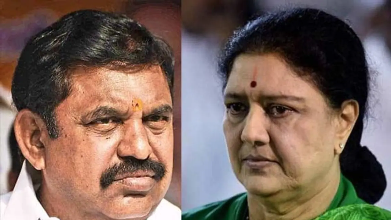 சசிகலாவை அதிமுகவில் மீண்டும் சேர்க்க முடியாது.. ஓபிஎஸ் பேசுவது தனிப்பட்ட கருத்து.. கொதித்தெழுந்த ஈபிஎஸ்.. சசிகலாவை அதிமுகவில் மீண்டும் சேர்க்க முடியாது.. ஓபிஎஸ் பேசுவது தனிப்பட்ட கருத்து.. கொதித்தெழுந்த ஈபிஎஸ்..