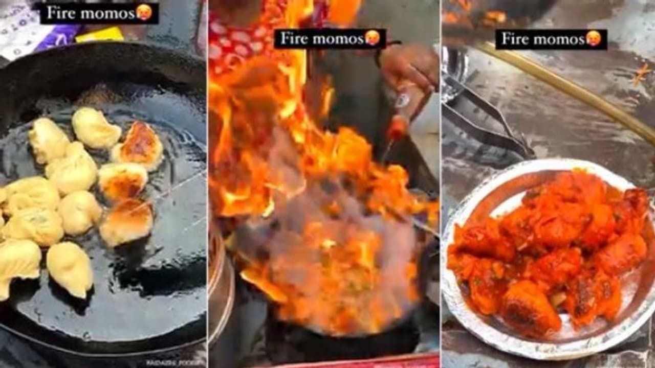 ഇത് തീ പാറും മോമോസ്; വൈറലായി പാചകപരീക്ഷണ വീഡിയോ