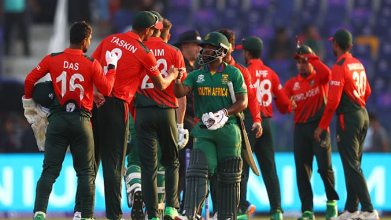 T20 WC 2021, BAN vs SA ৬ উইকেটে সহজ জয় দক্ষিণ আফ্রিকার, বিশ্বকাপ থেকে বিদায় বাংলাদেশের T20 WC 2021, BAN vs SA ৬ উইকেটে সহজ জয় দক্ষিণ আফ্রিকার, বিশ্বকাপ থেকে বিদায় বাংলাদেশের