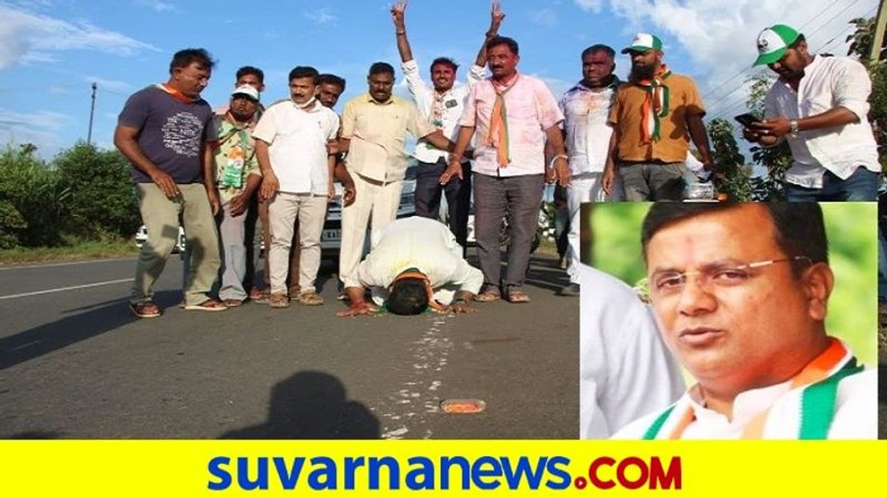 ಹಾನಗಲ್ ಮಣ್ಣಿಗೆ ಹಣೆಮಣೆದು ಕ್ಷೇತ್ರ ಪ್ರವೇಶಿಸಿದ ಶ್ರೀನಿವಾಸ್ ಮಾನೆ