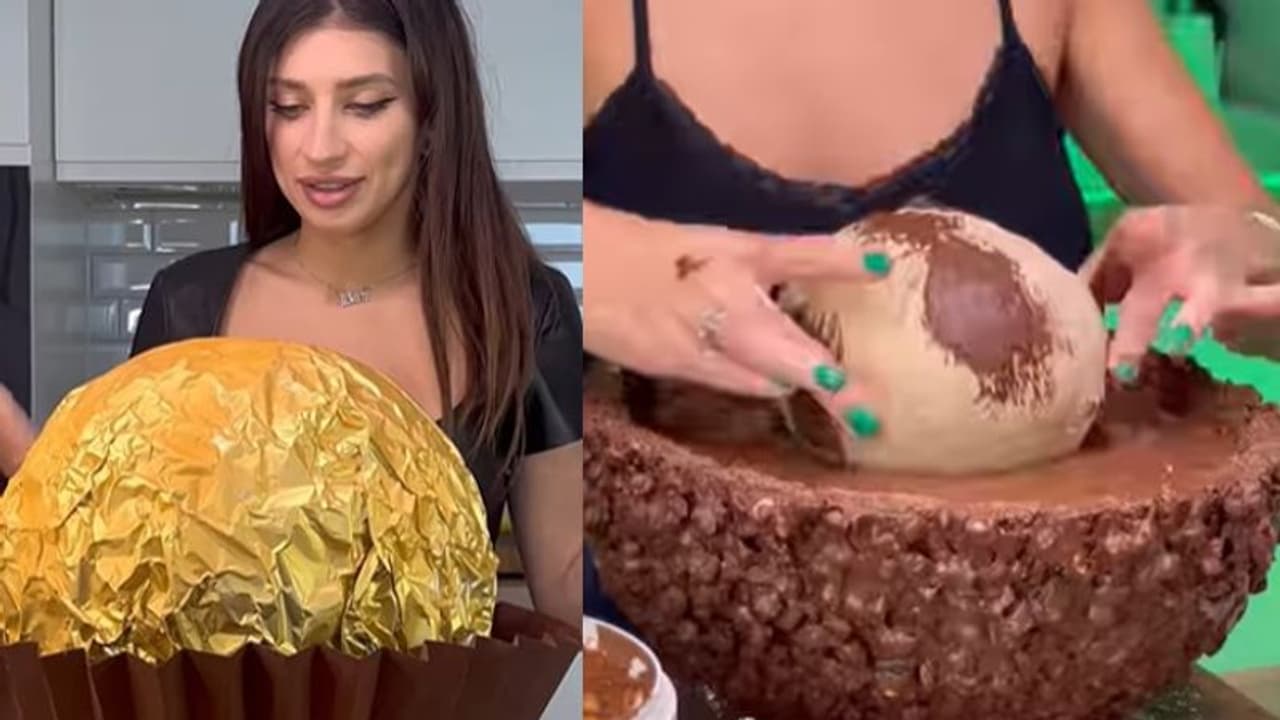 ഇത്രയും വലിയ ചോക്ലേറ്റോ!; രസകരമായ വീഡിയോ... ഇത്രയും വലിയ ചോക്ലേറ്റോ!; രസകരമായ വീഡിയോ...