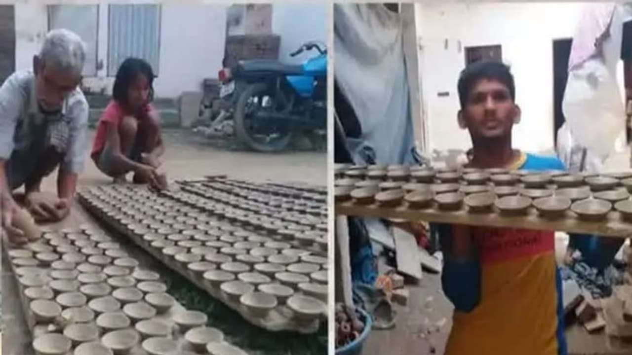 Diwali In Ayodhya : अयोध्या में जलेंगे दिए, लेकिन काशी के कुम्हारों के घर होंगे जगमग..खुशी का नहीं ठिकाना Diwali In Ayodhya : अयोध्या में जलेंगे दिए, लेकिन काशी के कुम्हारों के घर होंगे जगमग..खुशी का नहीं ठिकाना