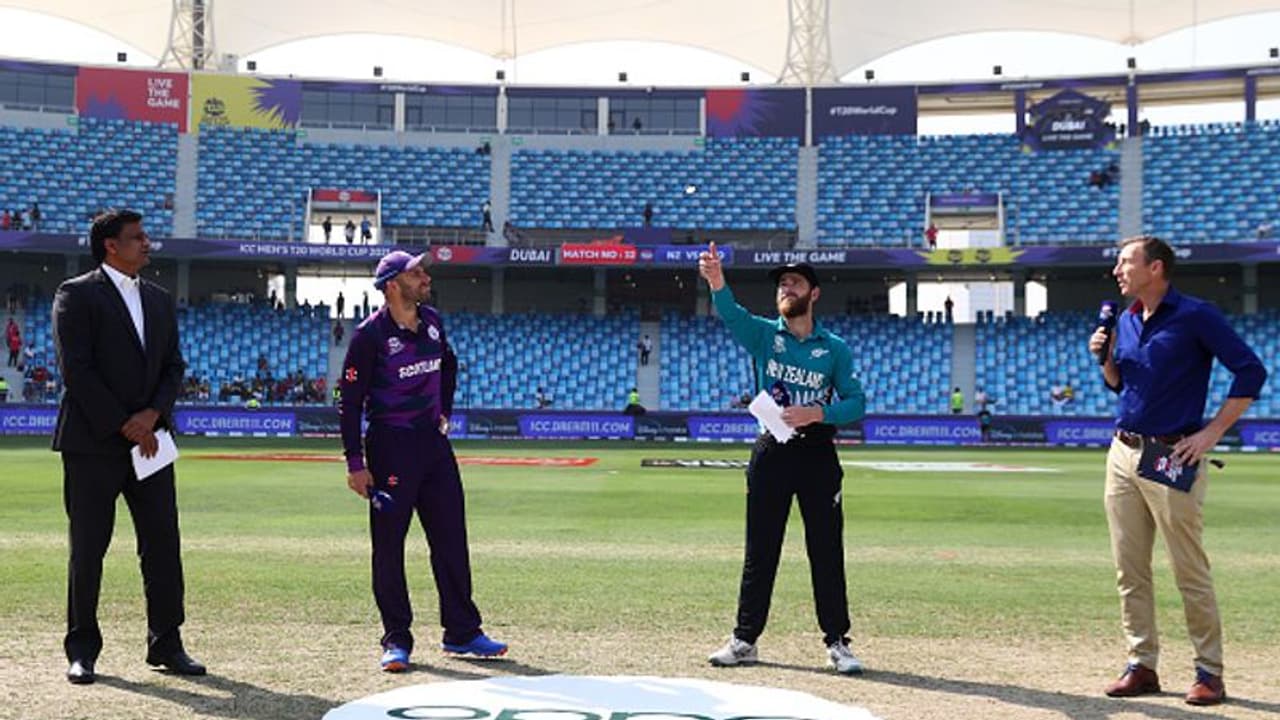 டி20 உலக கோப்பை: நியூசிலாந்து vs ஸ்காட்லாந்து மோதல்.. டாஸ் ரிப்போர்ட் டி20 உலக கோப்பை: நியூசிலாந்து vs ஸ்காட்லாந்து மோதல்.. டாஸ் ரிப்போர்ட்