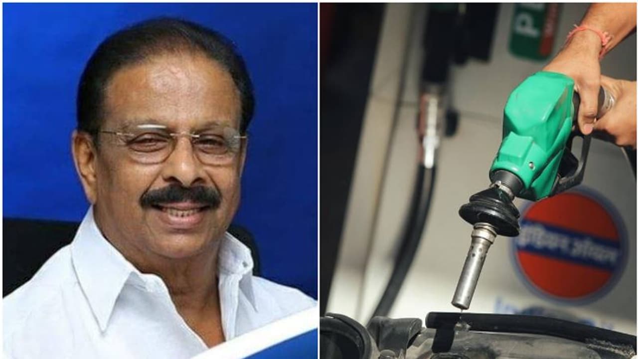 Fuel price|ഇന്ധന വില കുറയ്ക്കൽ; തട്ടിപ്പ് വേണ്ടെന്ന് എഐസിസി; സമര വിജയം, ഇനിയും തെരുവിലിറങ്ങുമെന്ന് സുധാകരന് Fuel price|ഇന്ധന വില കുറയ്ക്കൽ; തട്ടിപ്പ് വേണ്ടെന്ന് എഐസിസി; സമര വിജയം, ഇനിയും തെരുവിലിറങ്ങുമെന്ന് സുധാകരന്