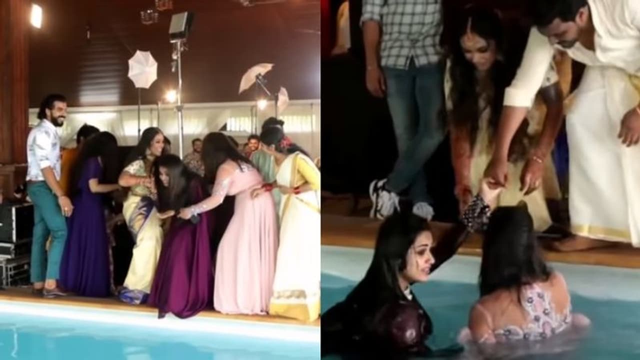 Rebecca Santhosh| വിവാഹ ദിവസം സുഹൃത്തുക്കളായ നടിമാർക്ക് രസകരമായ പണികൊടുത്ത് റബേക്ക Rebecca Santhosh| വിവാഹ ദിവസം സുഹൃത്തുക്കളായ നടിമാർക്ക് രസകരമായ പണികൊടുത്ത് റബേക്ക