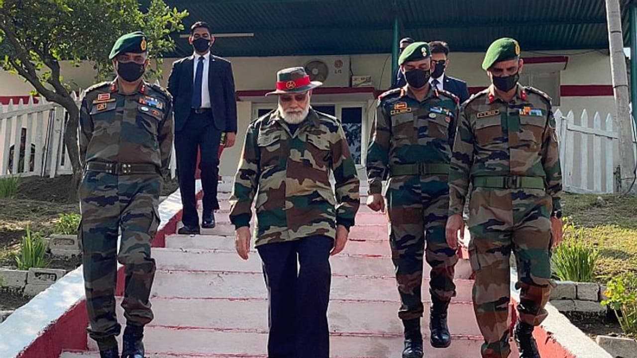 Prime Minister Modi's Diwali 2021 with forces gets underway at Naushera