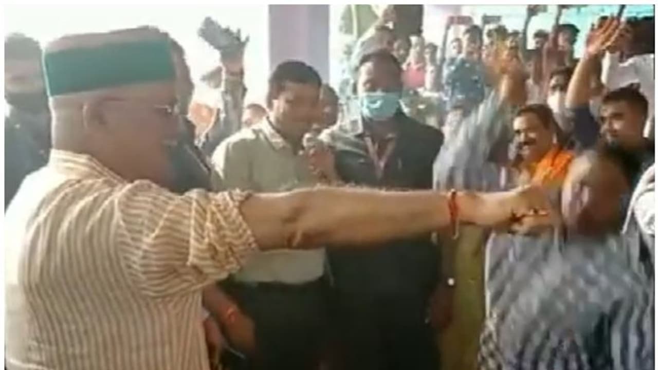 WATCH: Chhattisgarh Chief Minister Bhupesh Baghel gets ‘whipped’ in public WATCH: Chhattisgarh Chief Minister Bhupesh Baghel gets ‘whipped’ in public