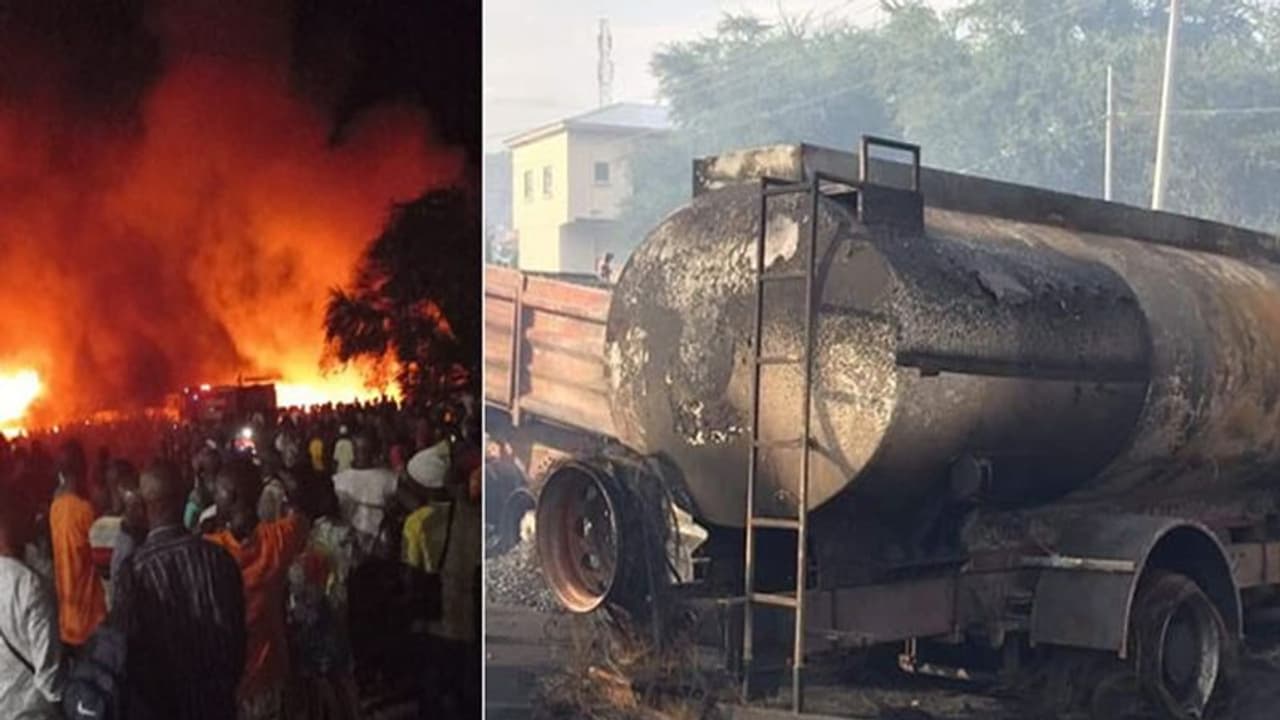 Sierra Leone Blast: सिएरा लियोन में बड़ा हादसा, तेल टैंकर में विस्फोट से 91 लोगों की मौत, कई घायल Sierra Leone Blast: सिएरा लियोन में बड़ा हादसा, तेल टैंकर में विस्फोट से 91 लोगों की मौत, कई घायल