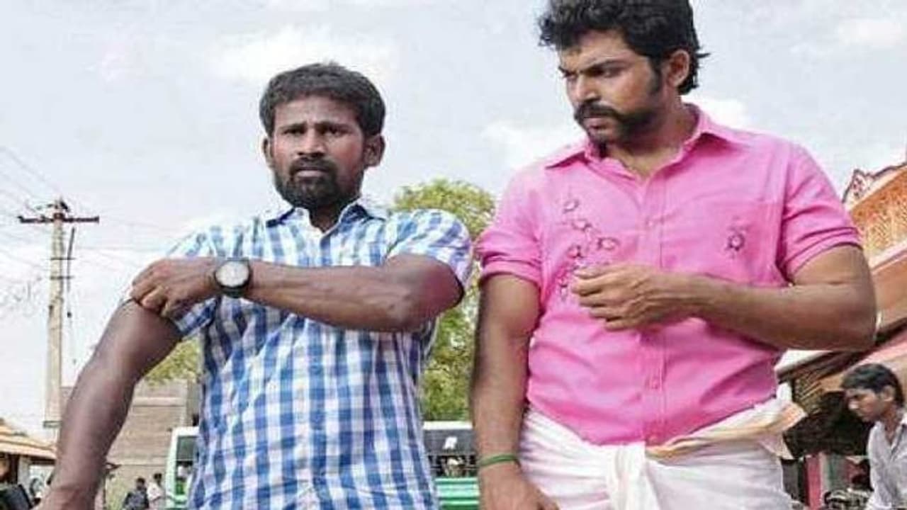 Vikram Prabhu new movie : இயக்குவதை கைவிட்டு..கதை வசனம் மட்டும் எழுதும் விருமன் இயக்குனர் முத்தையா? Vikram Prabhu new movie : இயக்குவதை கைவிட்டு..கதை வசனம் மட்டும் எழுதும் விருமன் இயக்குனர் முத்தையா?