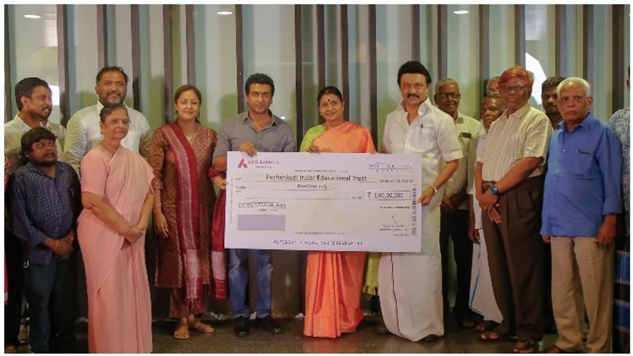 நம்பர் 1 டுபாக்கூர்தனம்...இருளர் அறக்கட்டளையே இல்லை... சூர்யா கொடுத்த ரூ.1 கோடி நன்கொடை யாருடைய பணம்..!?