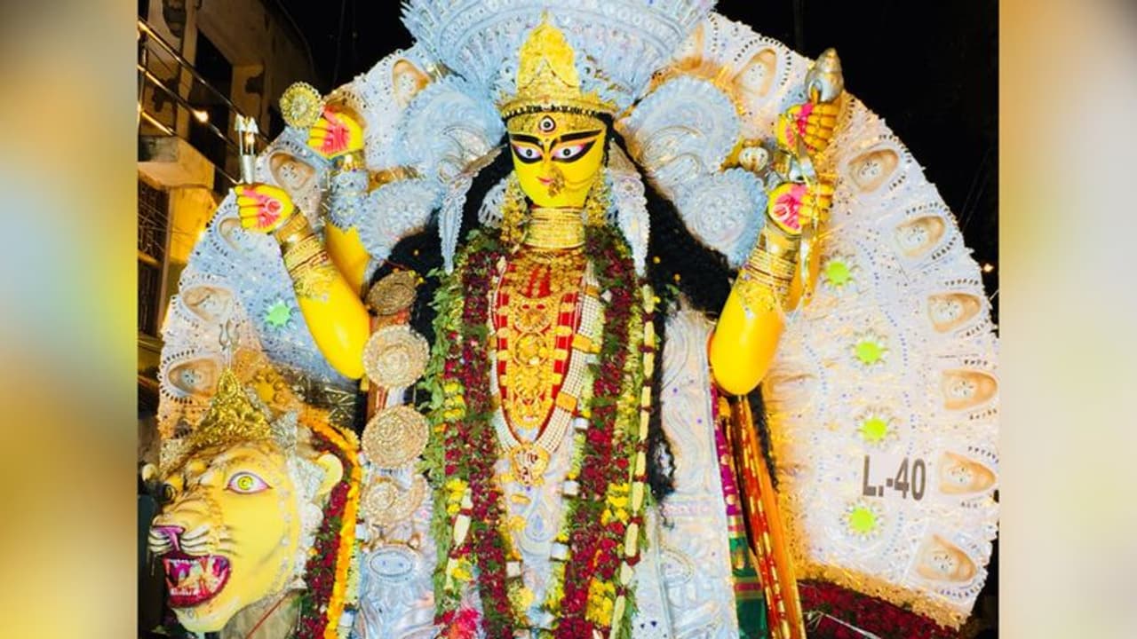Jagadhatri Puja 2021: ঐতিহ্যের 'সাঙ'‐এর দাবিতে লড়াই কৃষ্ণনগরবাসীর Jagadhatri Puja 2021: ঐতিহ্যের 'সাঙ'‐এর দাবিতে লড়াই কৃষ্ণনগরবাসীর