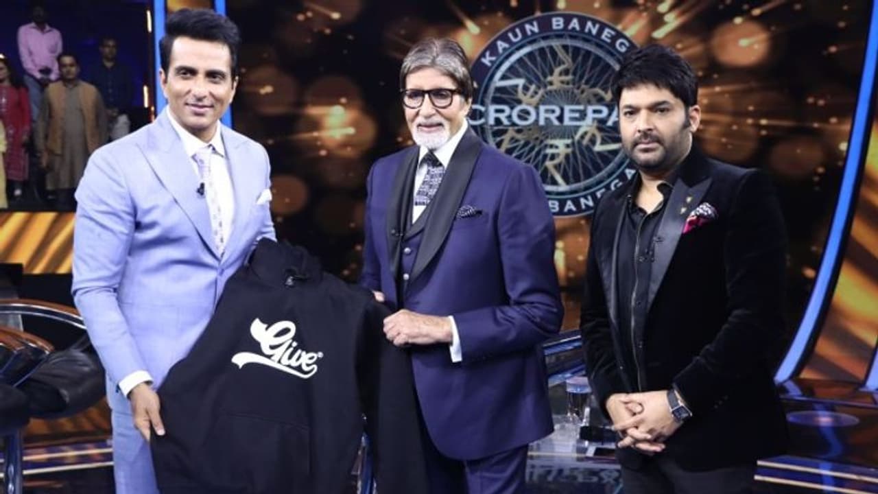 అమితాబ్ బచ్చన్ `కేబీసీ` షోలో రియల్ హీరో.. గెస్ట్ గా సోనూసూద్ సందడి అమితాబ్ బచ్చన్ `కేబీసీ` షోలో రియల్ హీరో.. గెస్ట్ గా సోనూసూద్ సందడి