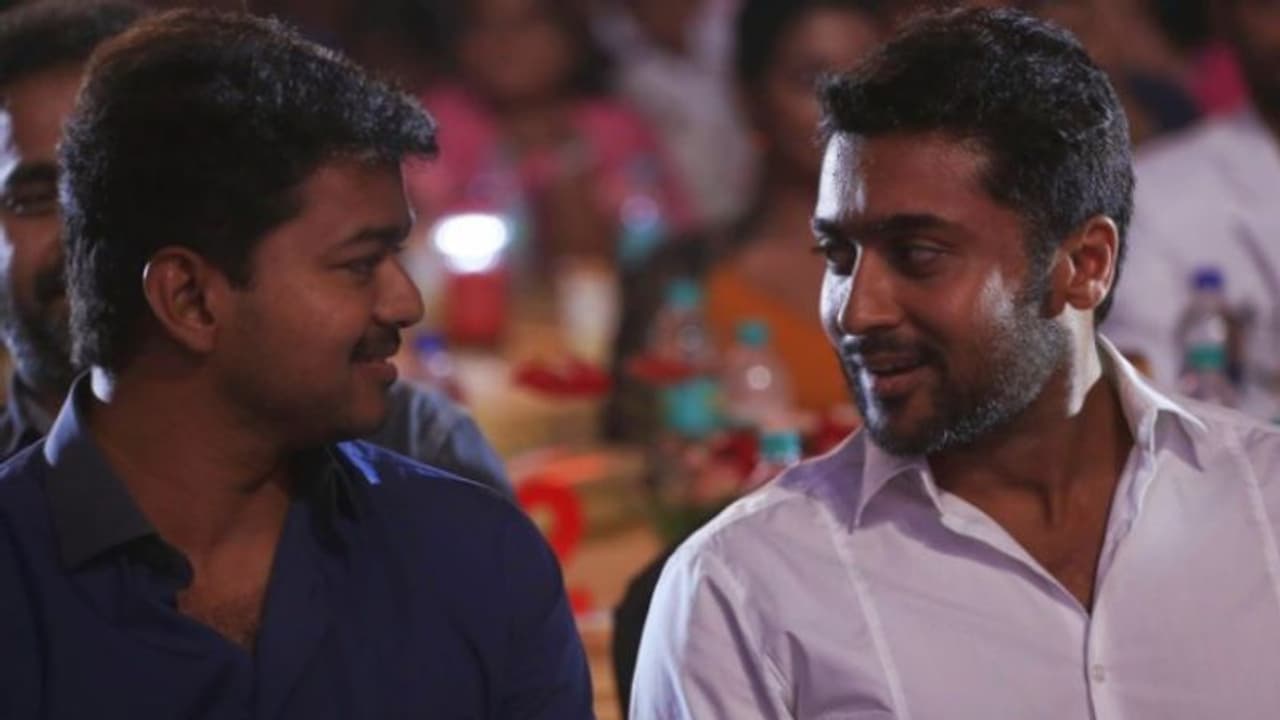 Vijay and Suriya|തമിഴ് സൂപ്പര്സ്റ്റാറുകളായ വിജയ്യും സൂര്യയും കൂടിക്കാഴ്ച നടത്തി Vijay and Suriya|തമിഴ് സൂപ്പര്സ്റ്റാറുകളായ വിജയ്യും സൂര്യയും കൂടിക്കാഴ്ച നടത്തി