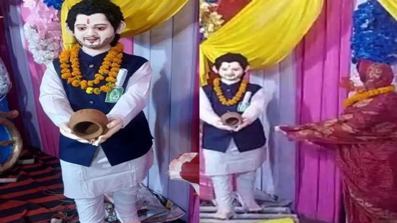 Chhath 2021: छठ पंडाल में लगी तेजस्वी यादव की मूर्ति, लोग बोले ये तो अपमान है, RJD विधायक ने दिया जवाब