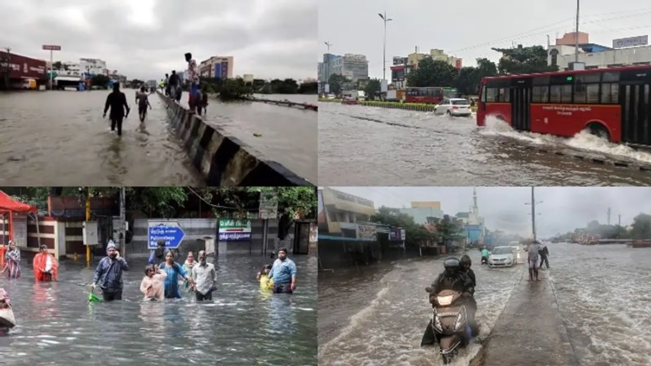 Chennai rains: Heavy rains reduce as depression weakens; red alert withdrawn; death toll at 14 Chennai rains: Heavy rains reduce as depression weakens; red alert withdrawn; death toll at 14